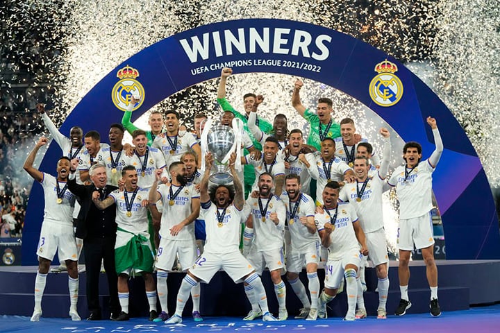 Real Madrid, último campeón de la Champions League.
