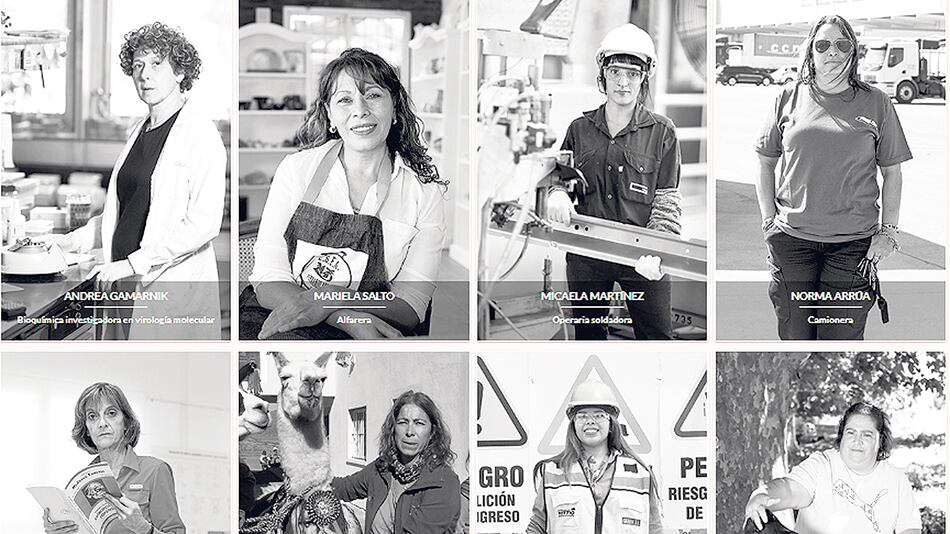 La plataforma Lasargentinastrabajamos.com permite visualizar la actividad de las mujeres en todos los ámbitos.