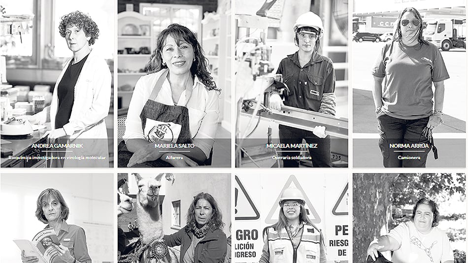 La plataforma Lasargentinastrabajamos.com permite visualizar la actividad de las mujeres en todos los ámbitos.