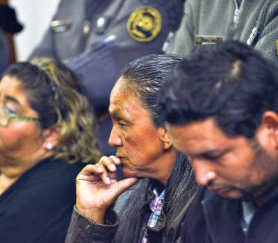 Sala es juzgada por una protesta contra Morales en la que ni siquiera participó.