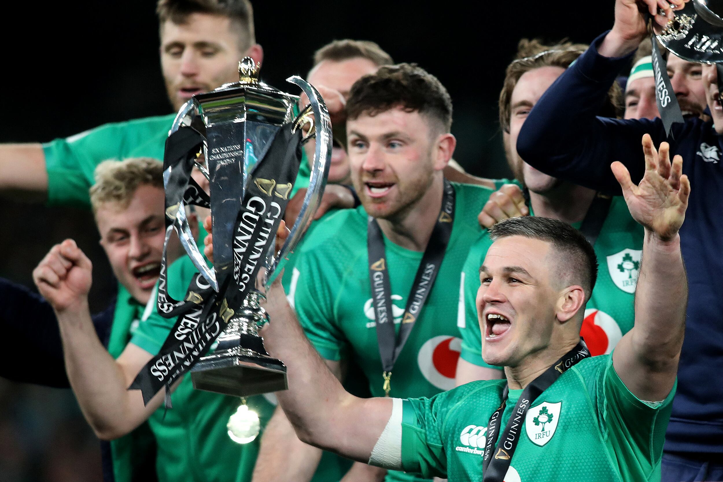 Además del título, Irlanda festejó el Grand Slam por ganar todos los partidos.