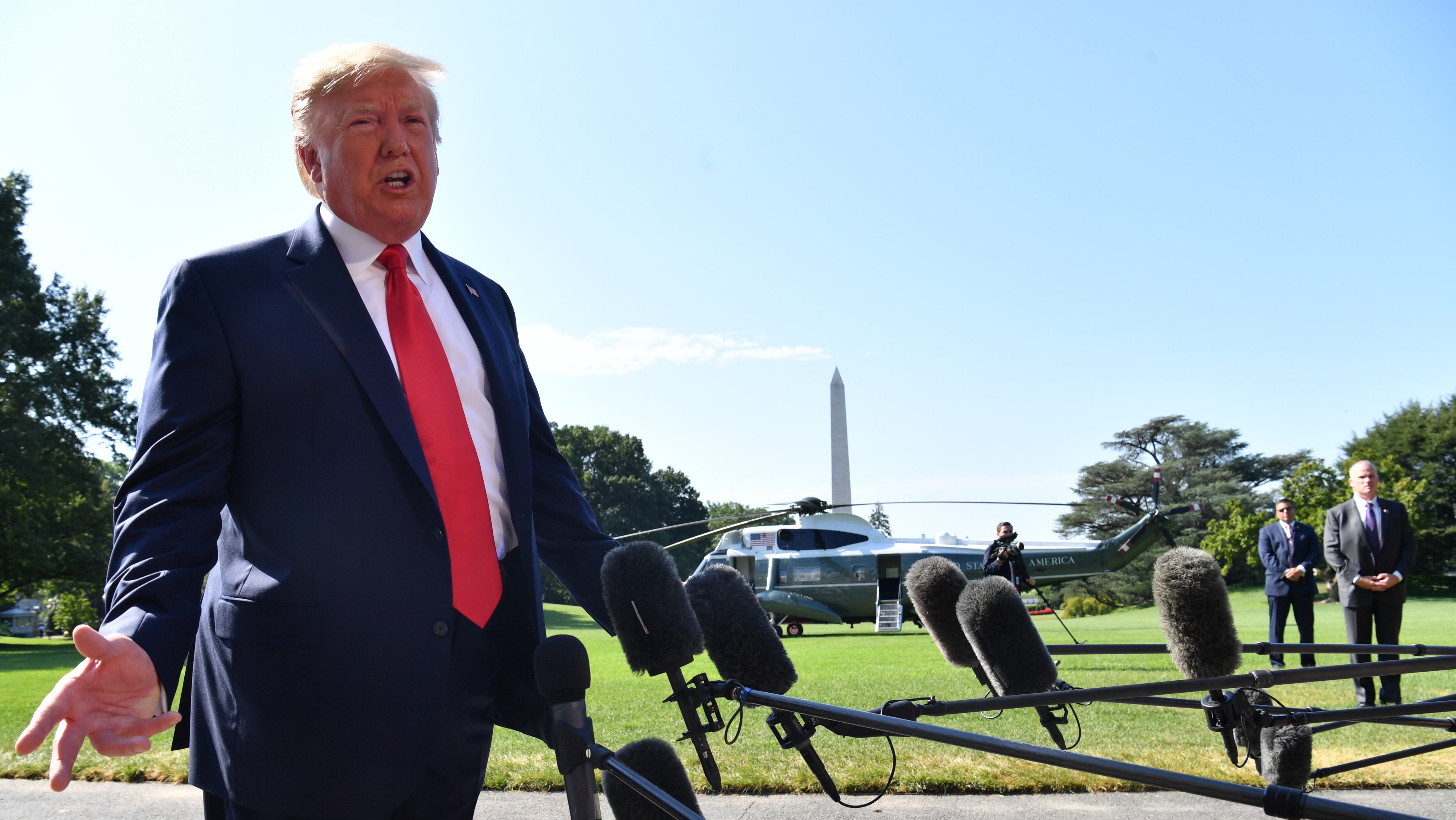 Trump afirmó que hay consenso republicano para un primer límite a las ventas.