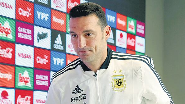 Lionel Scaloni, DT de la Selección.