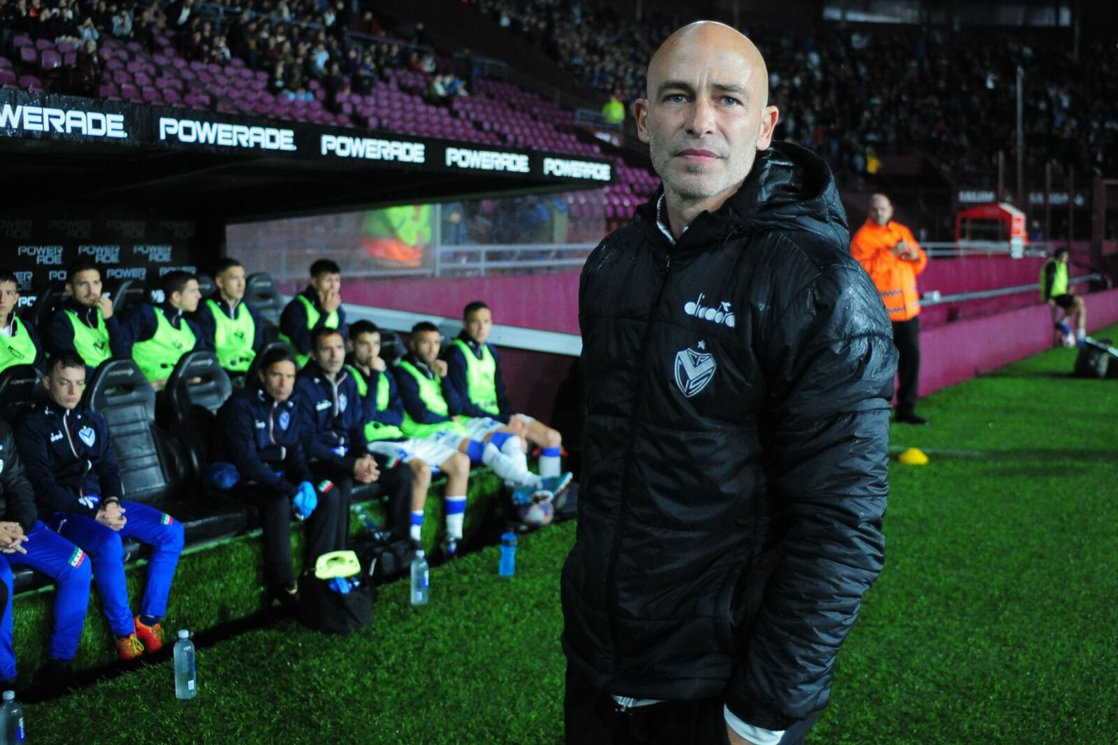 El entrenador Sebastián Méndez.