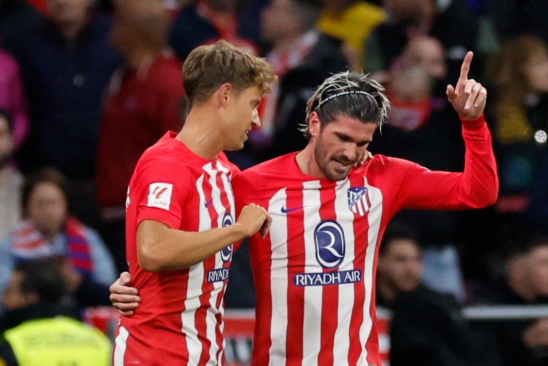 De Paul puso en ventaja al Colchonero, luego marcó Angel Correa