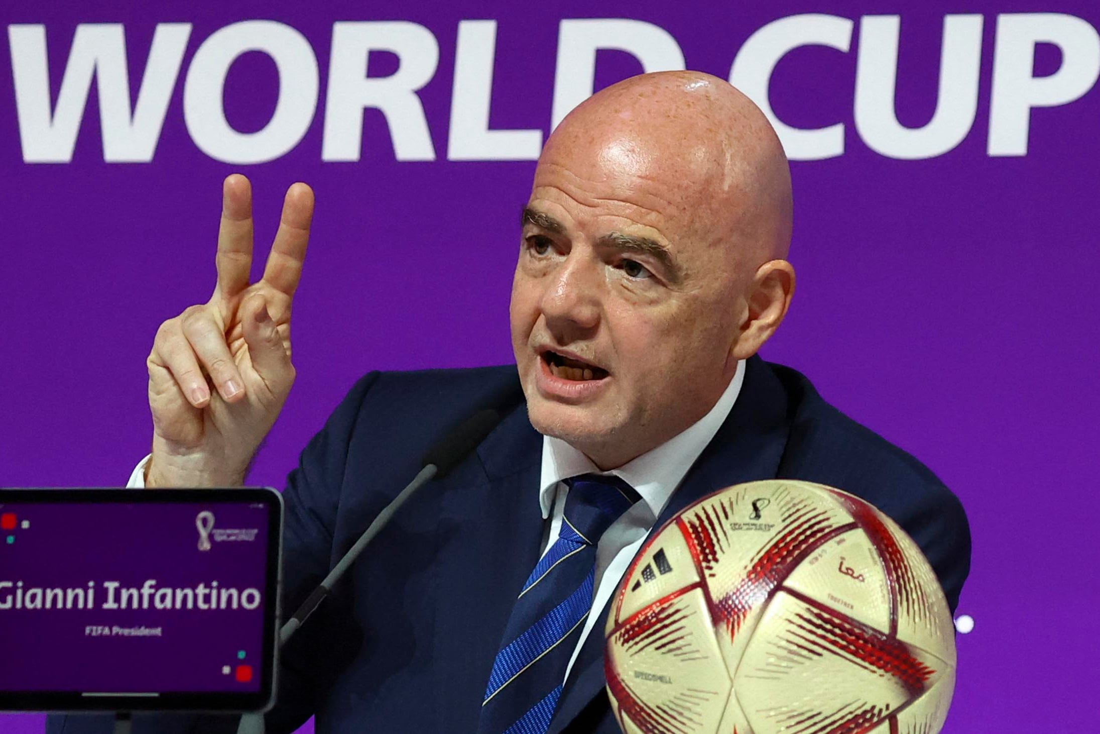 Gianni Infantino, presidente de la FIFA