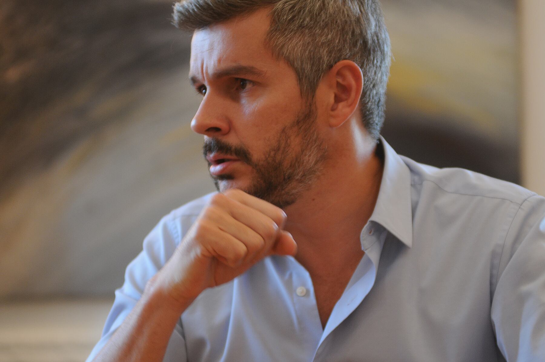 El call center de Marcos peña perdió peso en las redes.