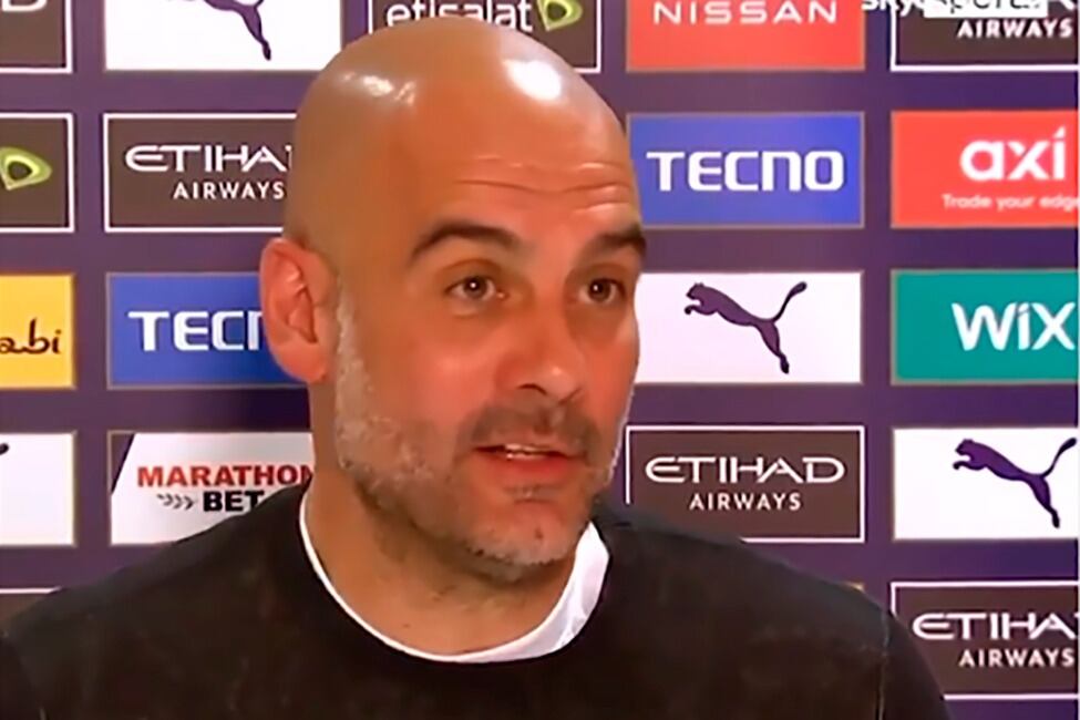 Guardiola tuvo que dar la cara por el City.