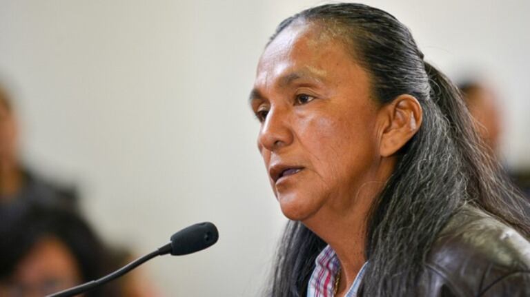 Milagro Sala, detenida hace más de un año en Jujuy.