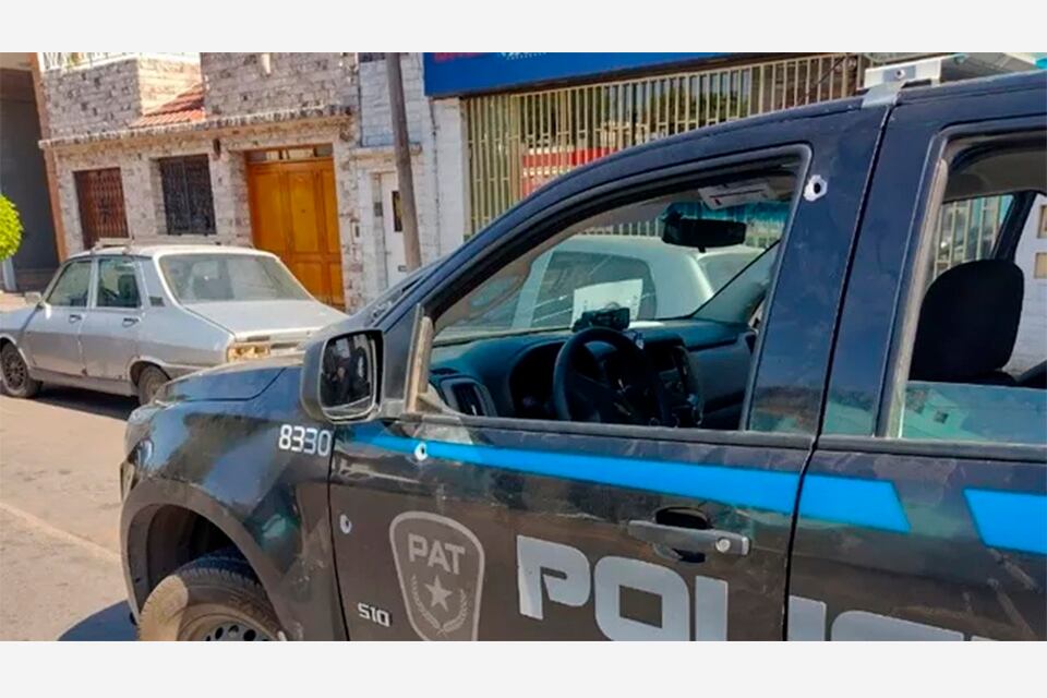 El patrullero quedó inutilizado.