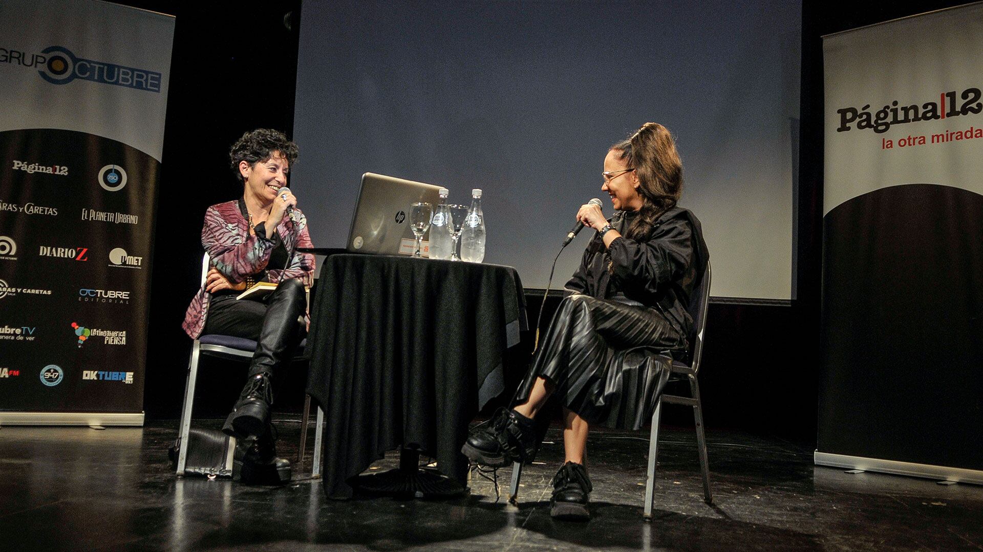 Marta Dillon y Miss Bolivia