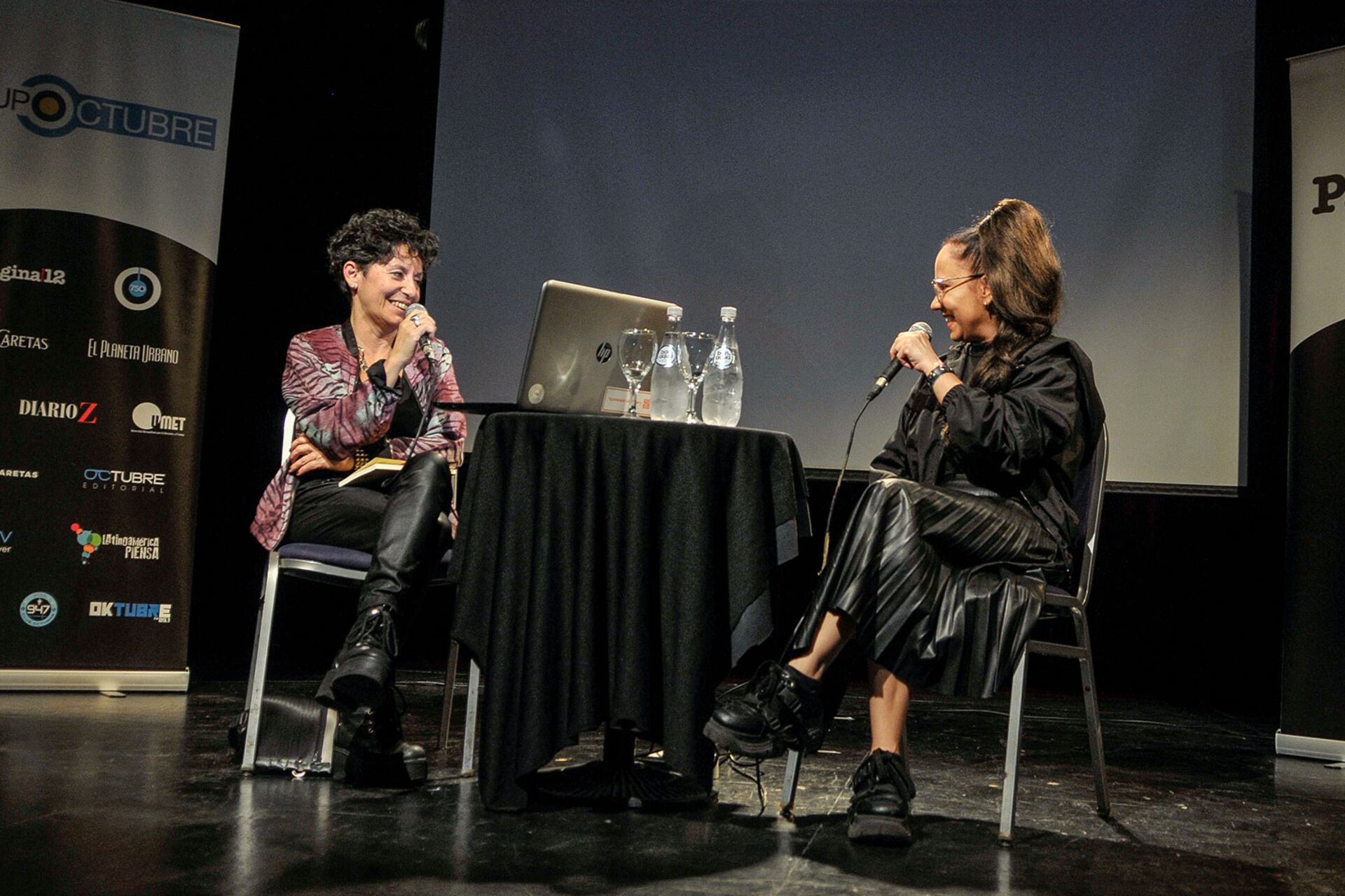 Marta Dillon y Miss Bolivia