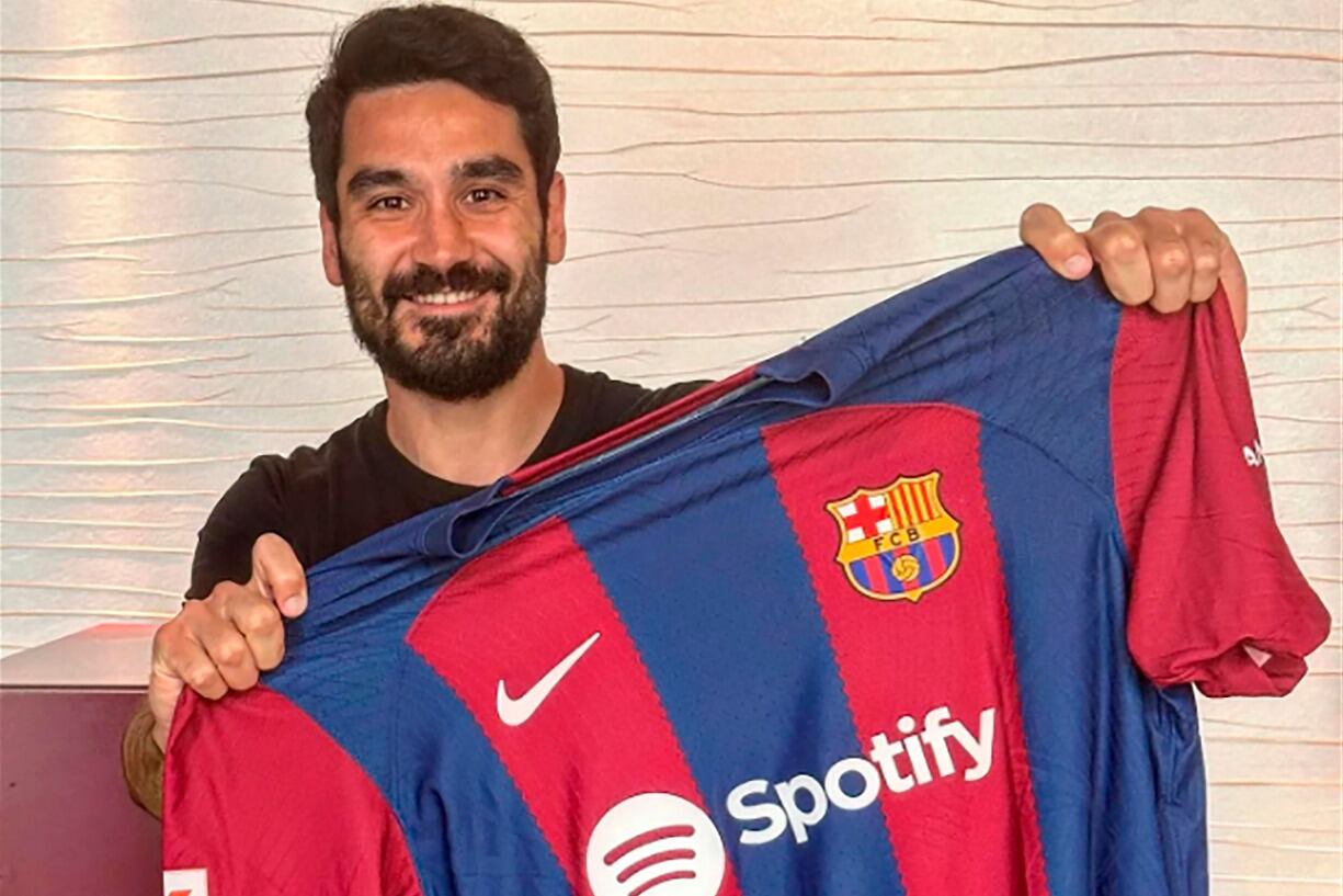 Tras salir campeón de la Champions con el City, Gündogan fichó para el culé