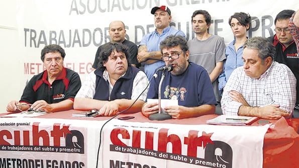 Los trabajadores del subte habían sido reprimidos y 16 de ellos detenidos en mayo del año pasado.