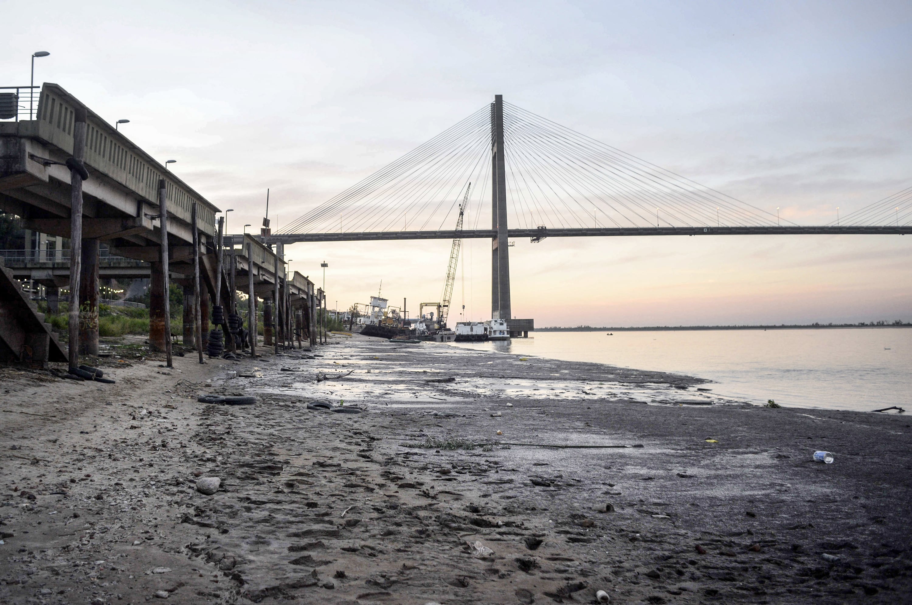 En Rosario el río se ubicó el 12 de agosto en 0,88 metros, cuando la media era 2,92.