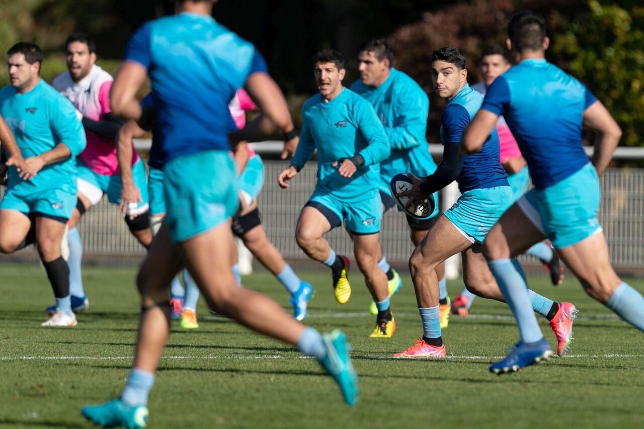 Ultima práctica de Los Pumas antes de medirse con Francia en París