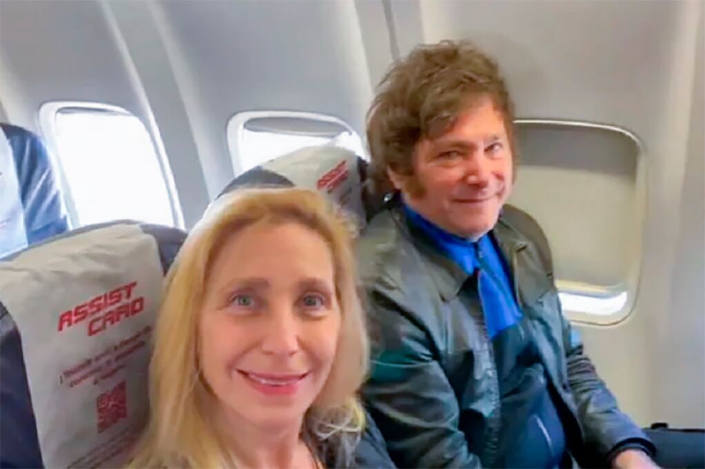 Milei y su hermana son los dos únicos funcionarios que viajarán.