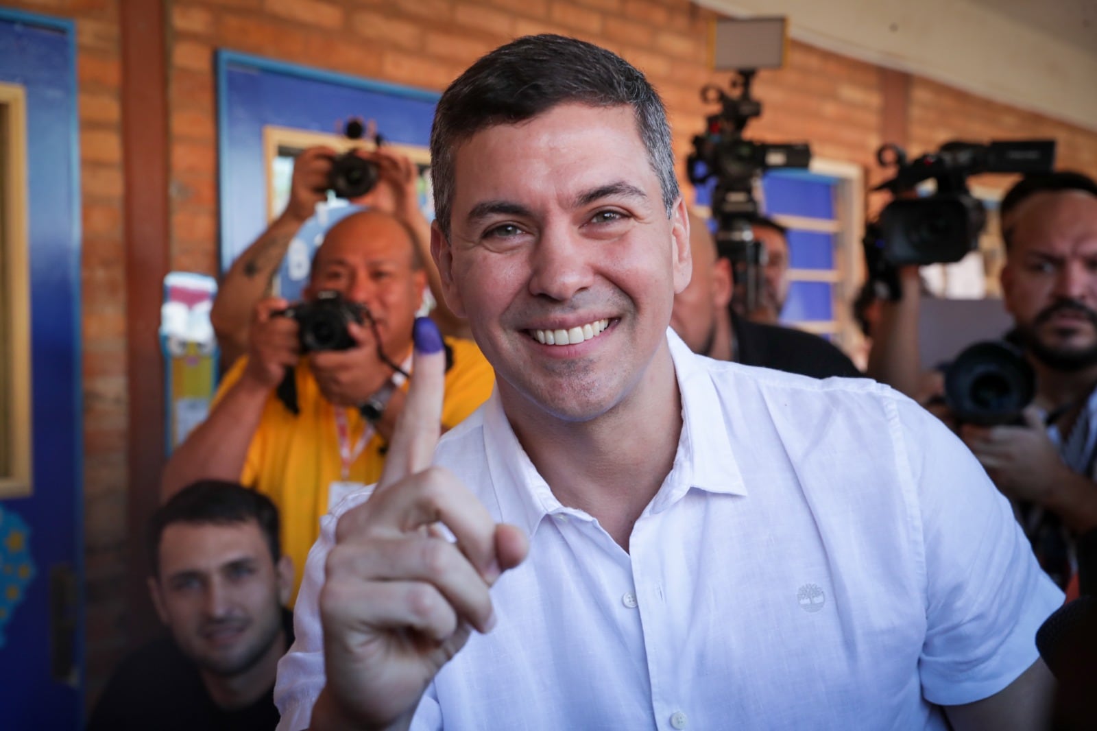 La sonrisa de Santiago Peña