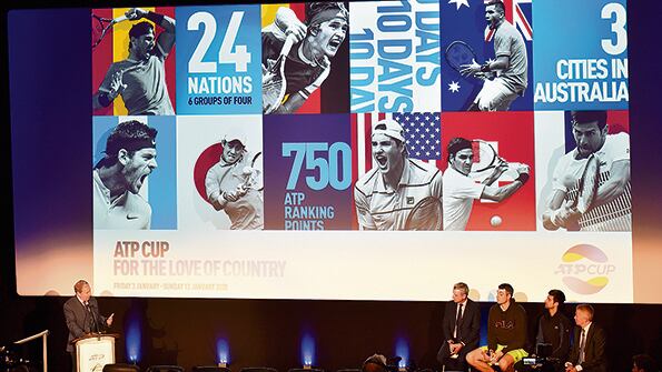 El lanzamiento de la Copa ATP se enmarcó en el Torneo de Maestros que se juega en Londres.