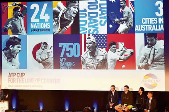 El lanzamiento de la Copa ATP se enmarcó en el Torneo de Maestros que se juega en Londres.