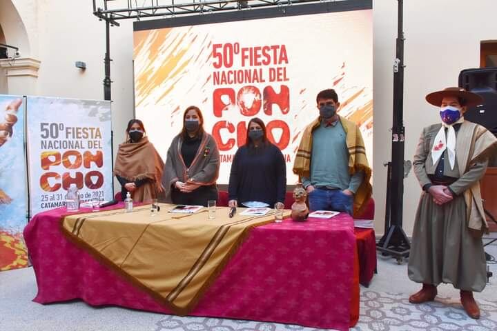 La presentación de la edición virtual de la Fiesta del Poncho. 