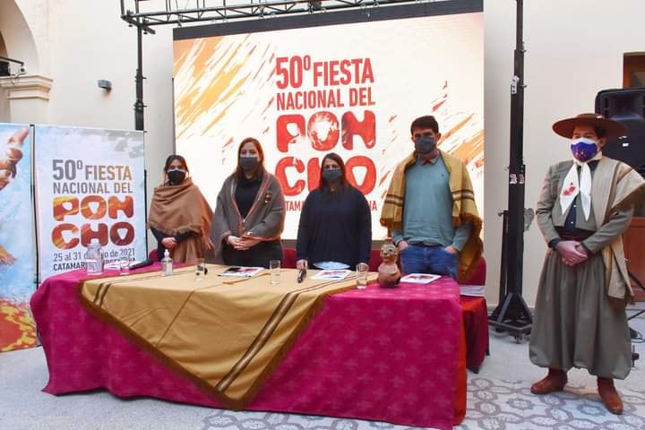 La presentación de la edición virtual de la Fiesta del Poncho.