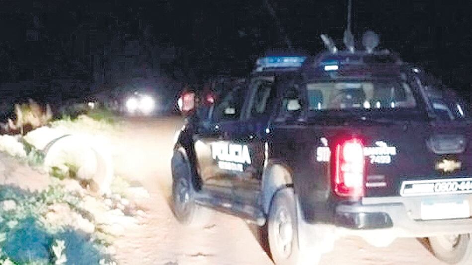El lugar donde el lunes, a las 20, en Coronda, fue hallado el cuerpo de Magalí.