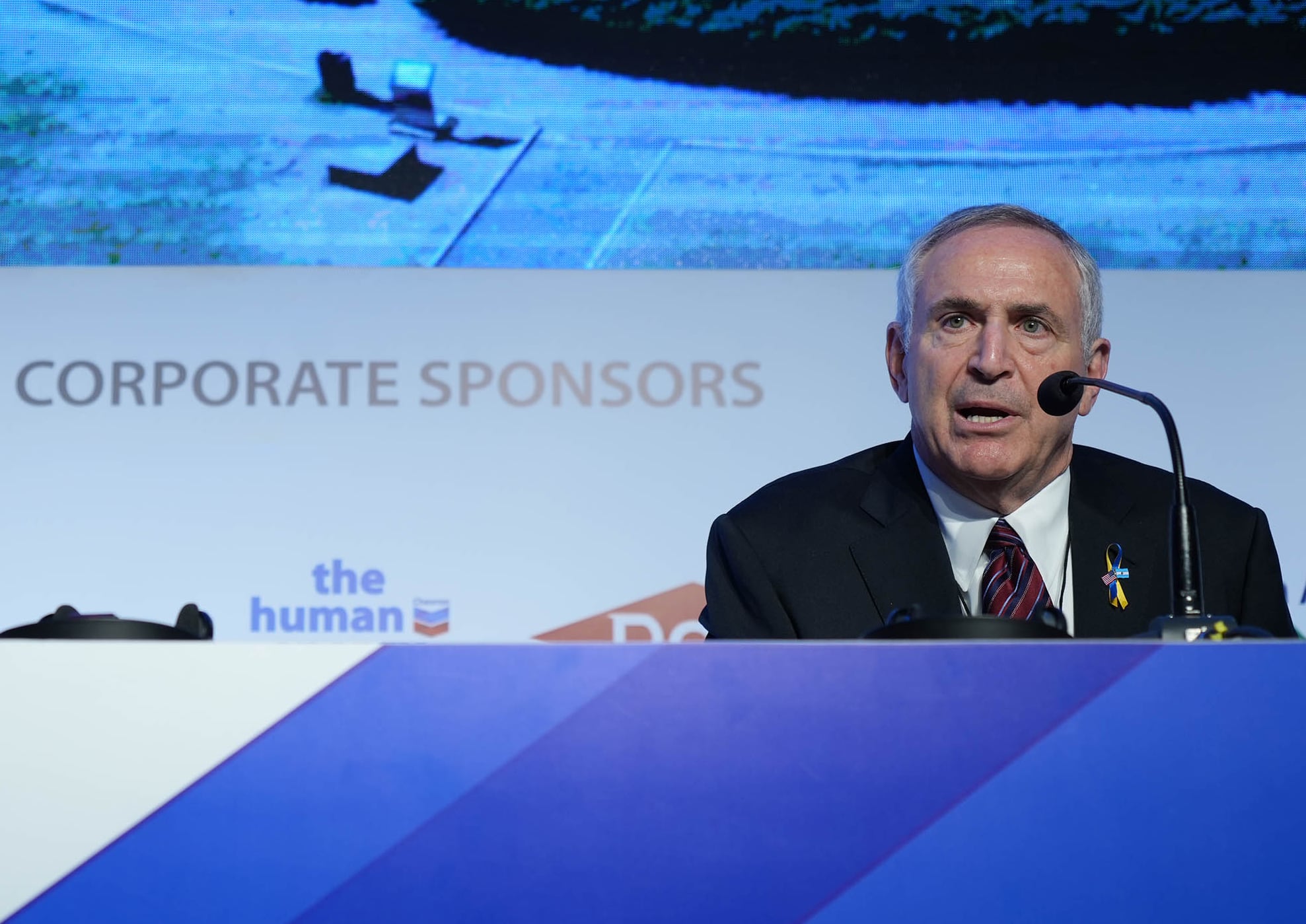 El embajador Marc Stanley en el Consejo de las Américas.
