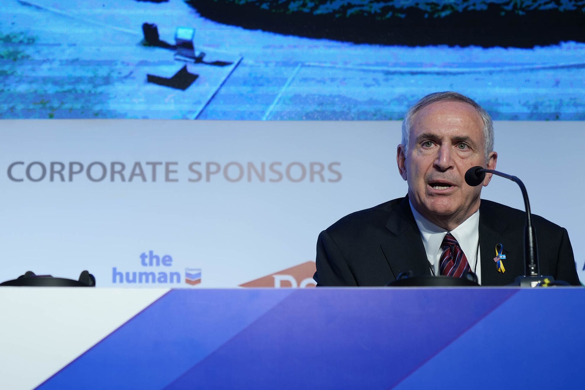 El embajador Marc Stanley en el Consejo de las Américas.