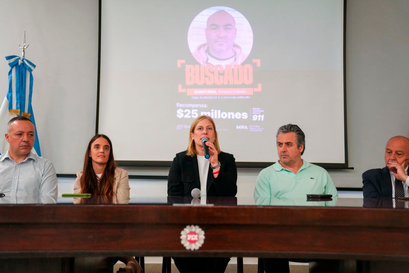 La vicegobernadora Gisela Scaglia hizo el anuncio.