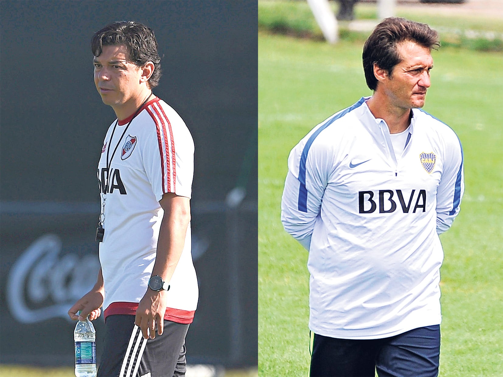 Gallardo y Barros Schelotto piensan en un solo objetivo: ganarle al rival de siempre.