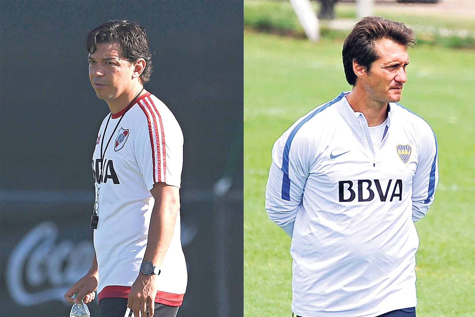 Gallardo y Barros Schelotto piensan en un solo objetivo: ganarle al rival de siempre.