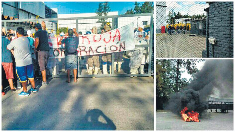 Ante la falta de respuestas, un grupo bloqueó los portones de la planta.