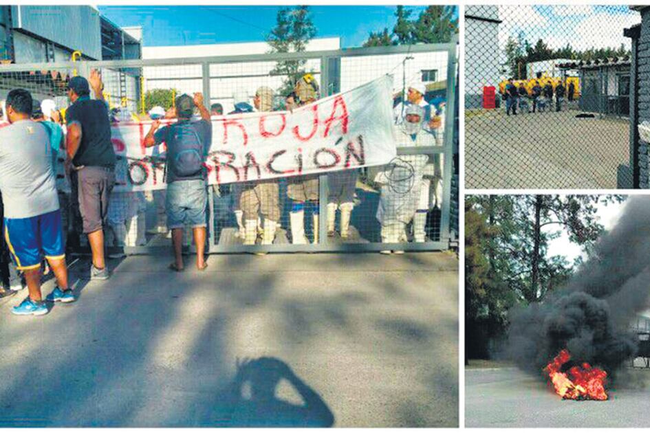 Ante la falta de respuestas, un grupo bloqueó los portones de la planta.