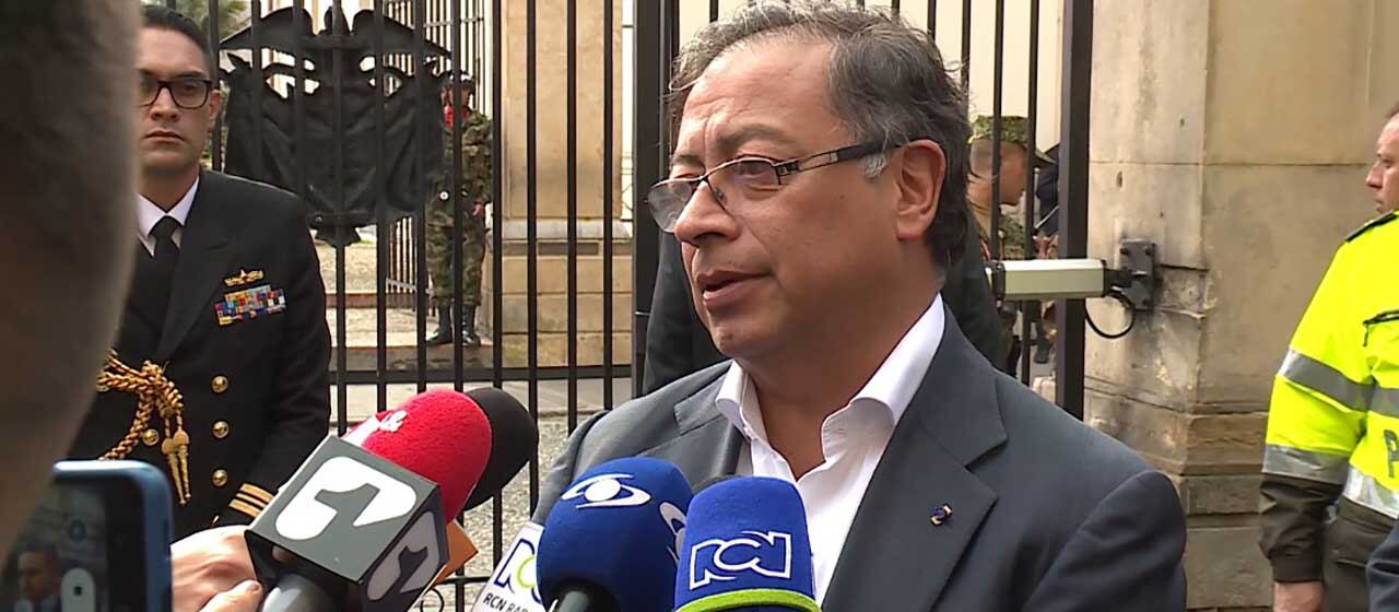 El presidente de Colombia, Gustavo Petro / captura video