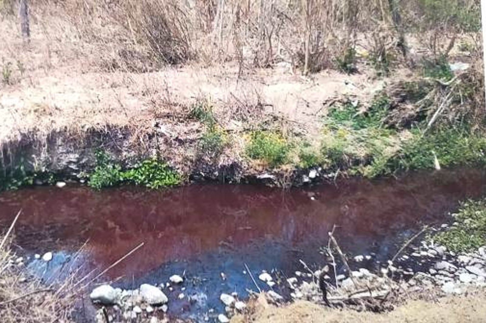 Vuelco de efluentes al arroyo Isasmendi