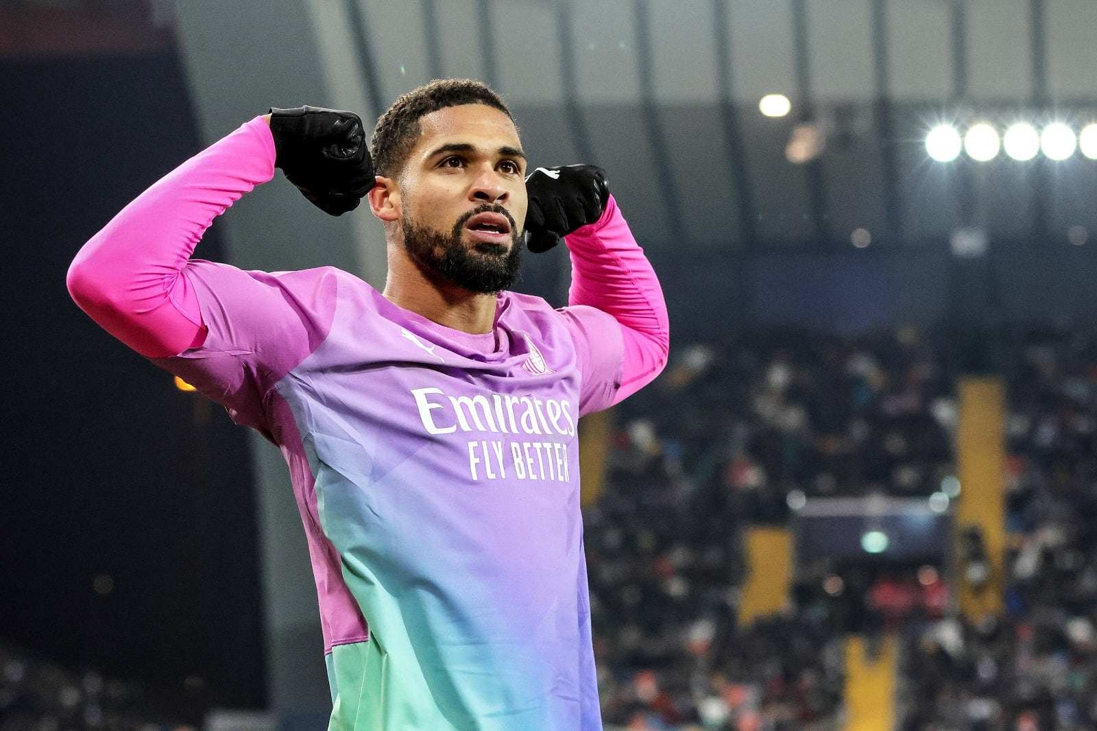 Ruben Loftus-Cheek celebra el primer gol del Milan