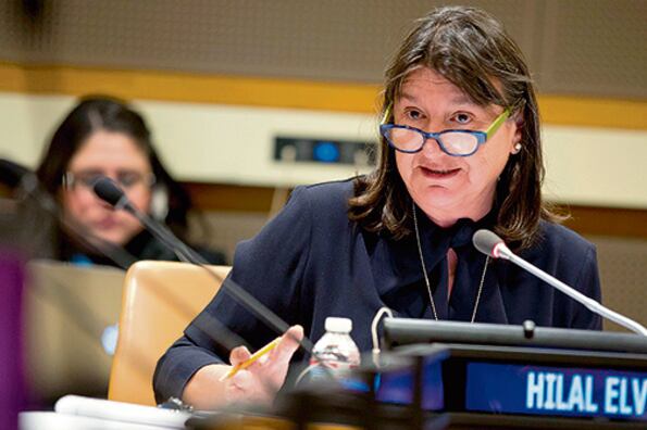 Hilal Elver, de origen turco, visitó la Argentina entre el 12 y el 21 de septiembre.