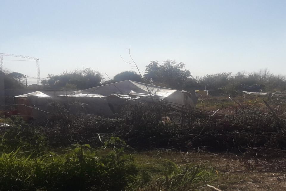 Asentamiento de 2020 al costado de ruta 21