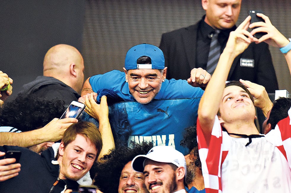 “Siempre acompañé a mi país: con Los Pumas, el vóley, el básquet”, dijo Diego.