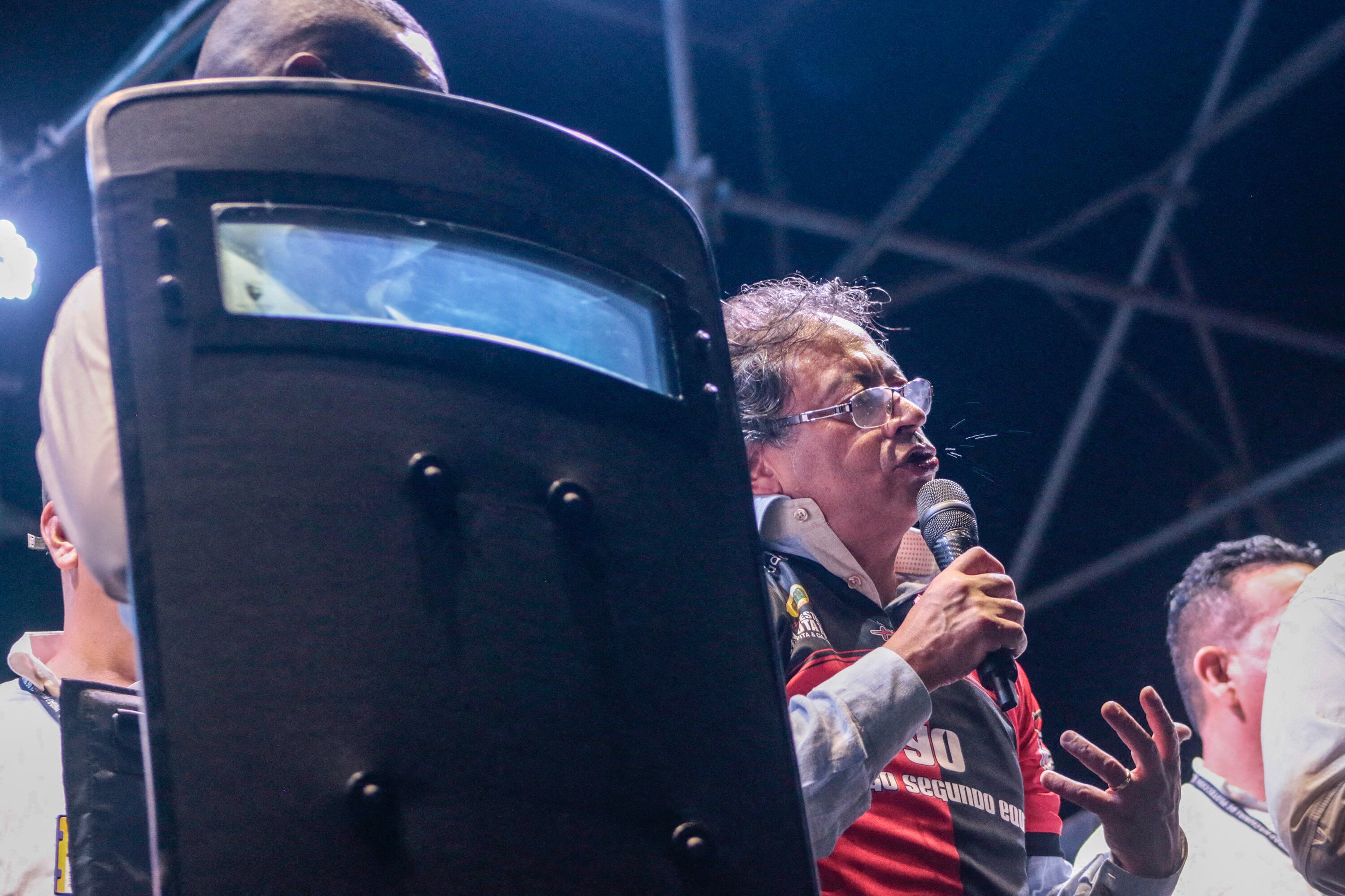 El candidato de PactoHistórico recibió amenazas de muerte.