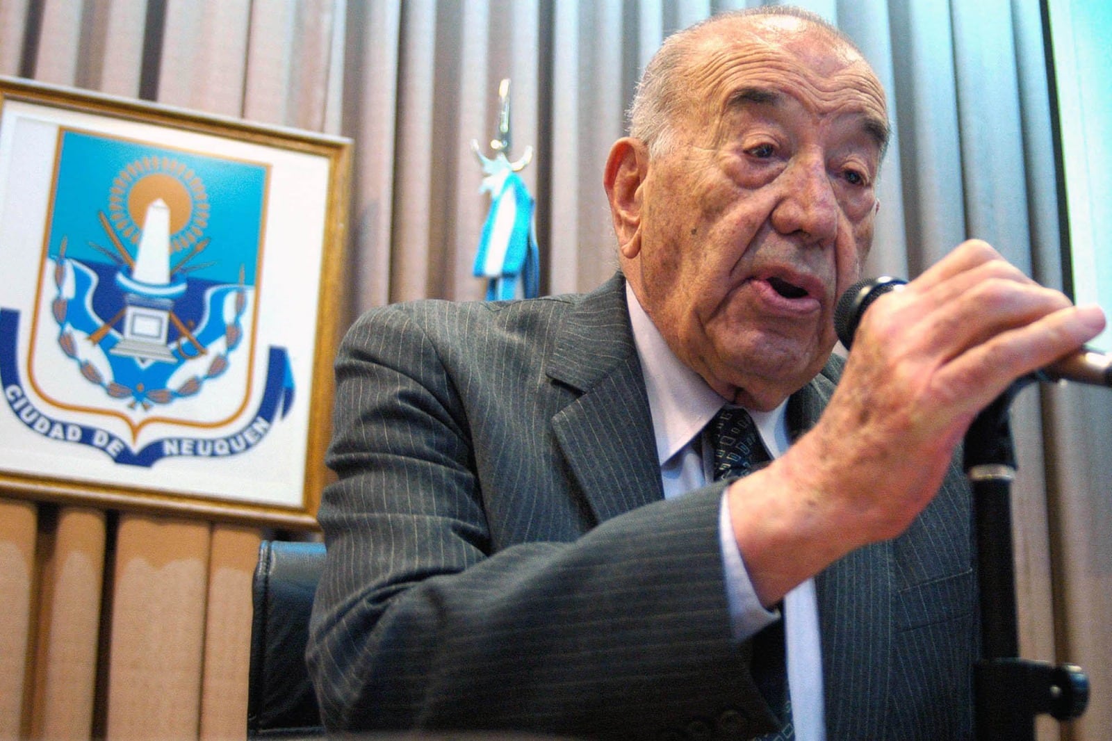 Felipe Sapag fue electo gobernador de Neuquén en cinco oportunidades. 