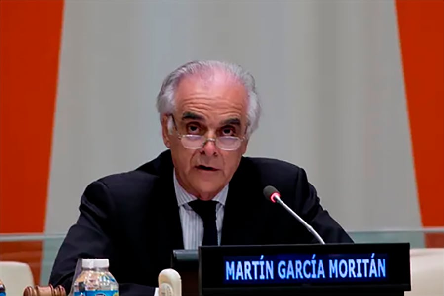 El embajador Martín García Moritán.