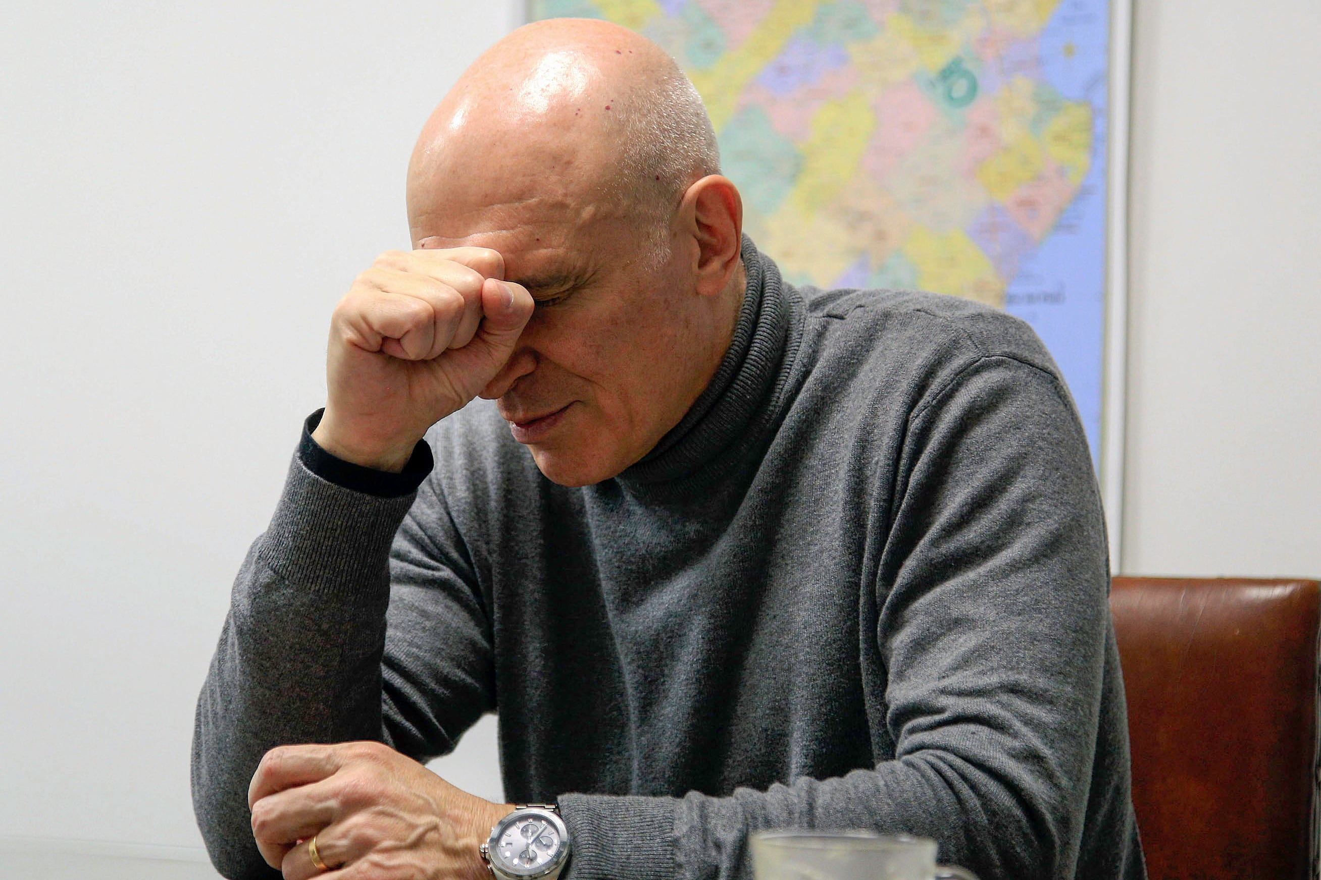 En lugar de Espert apareció Diego Santilli para "salvar las papas" en el evento.