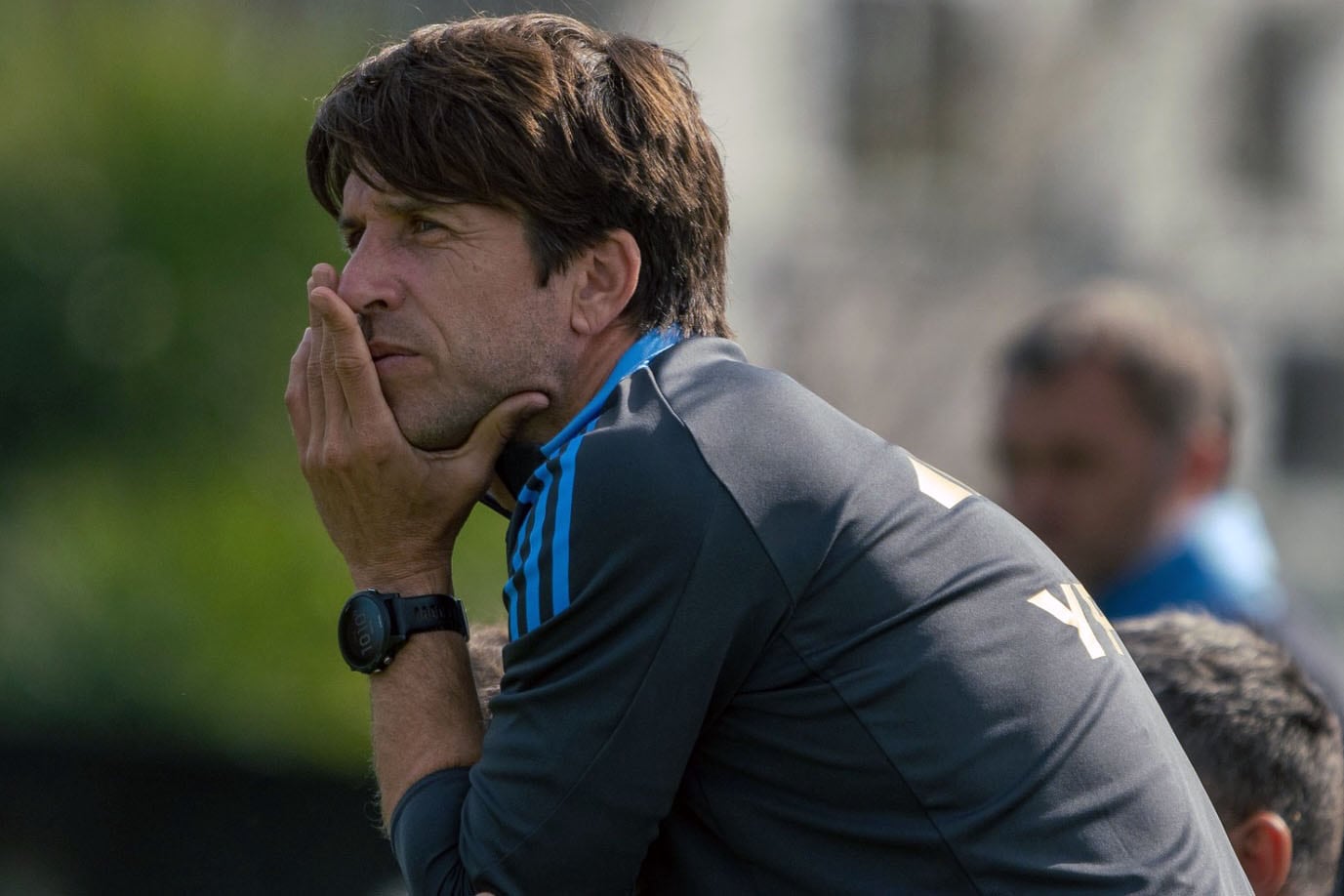 El técnico del seleccionado juvenil Diego Placente