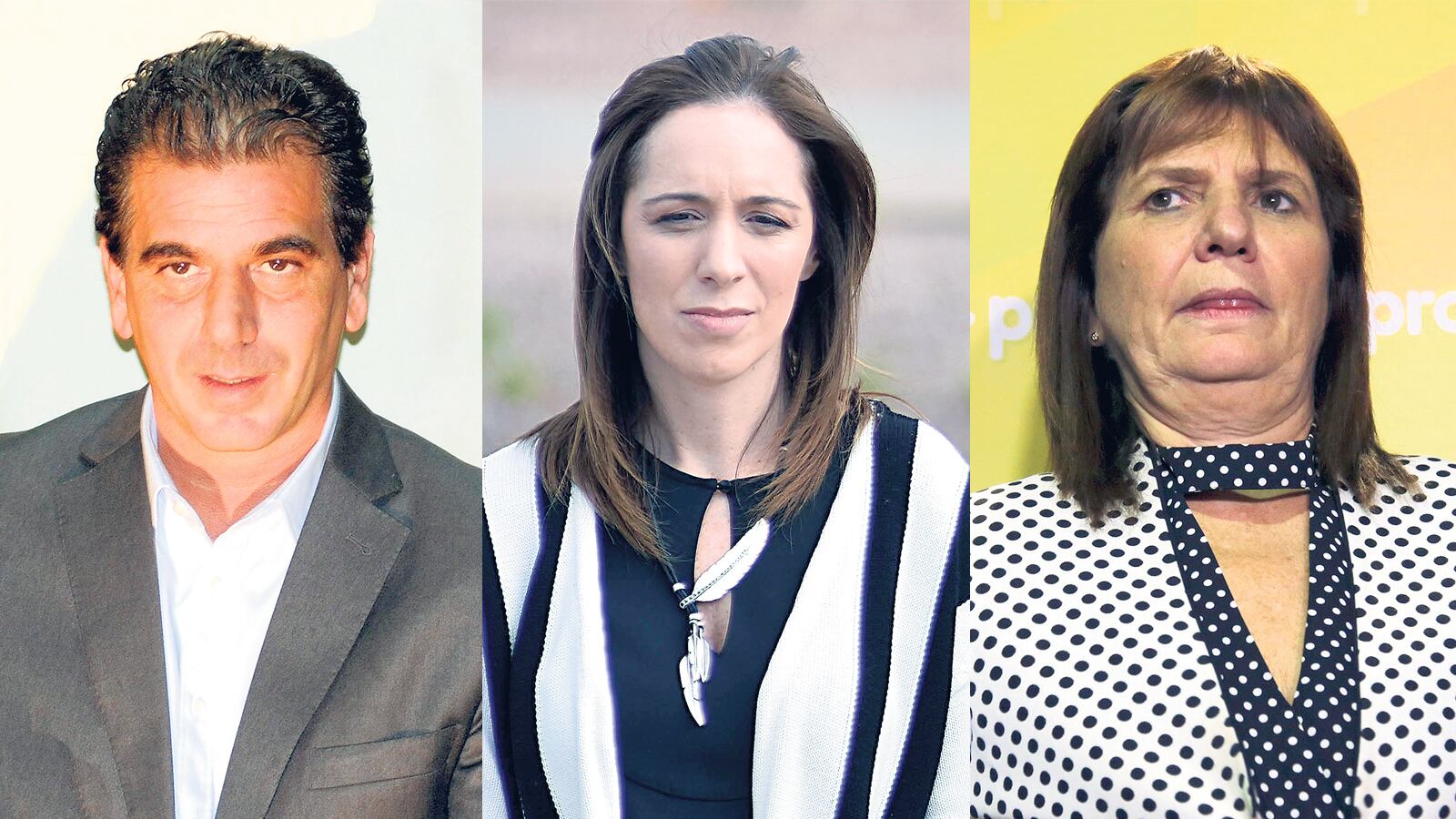 Cristian Ritondo. María Eugenia Vidal. Patricia Bullrich.