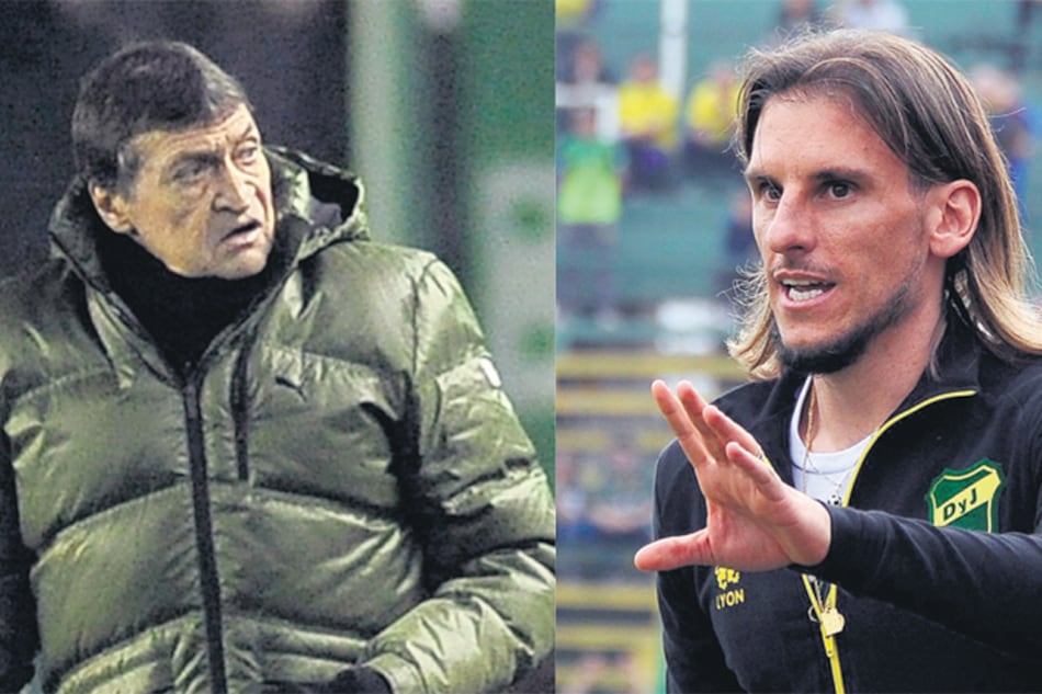 Técnicos enfrentados: Falcioni (Banfield) y Beccacece (Defensa).