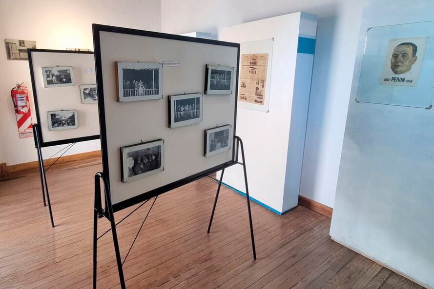 Una de las salas del museo de Perón en Lobos.