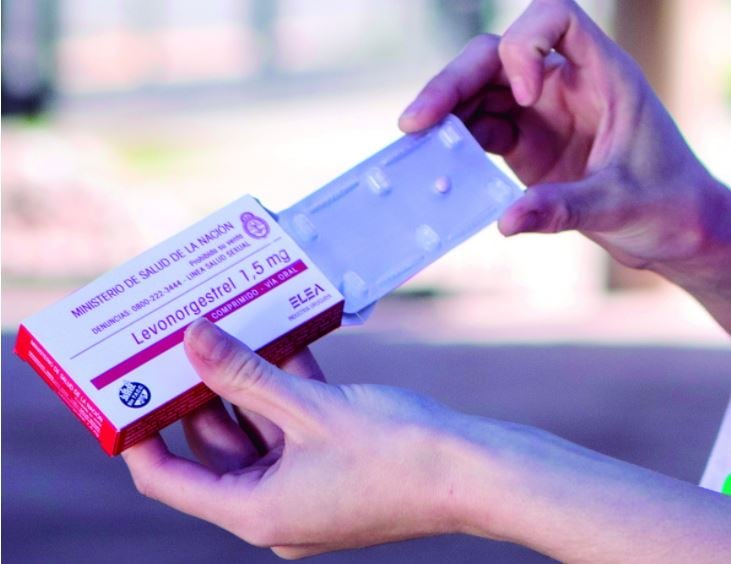 La pastilla del día después ya se puede comprar en farmacias sin receta. Imagen: Ministerio de Salud de la Nación.