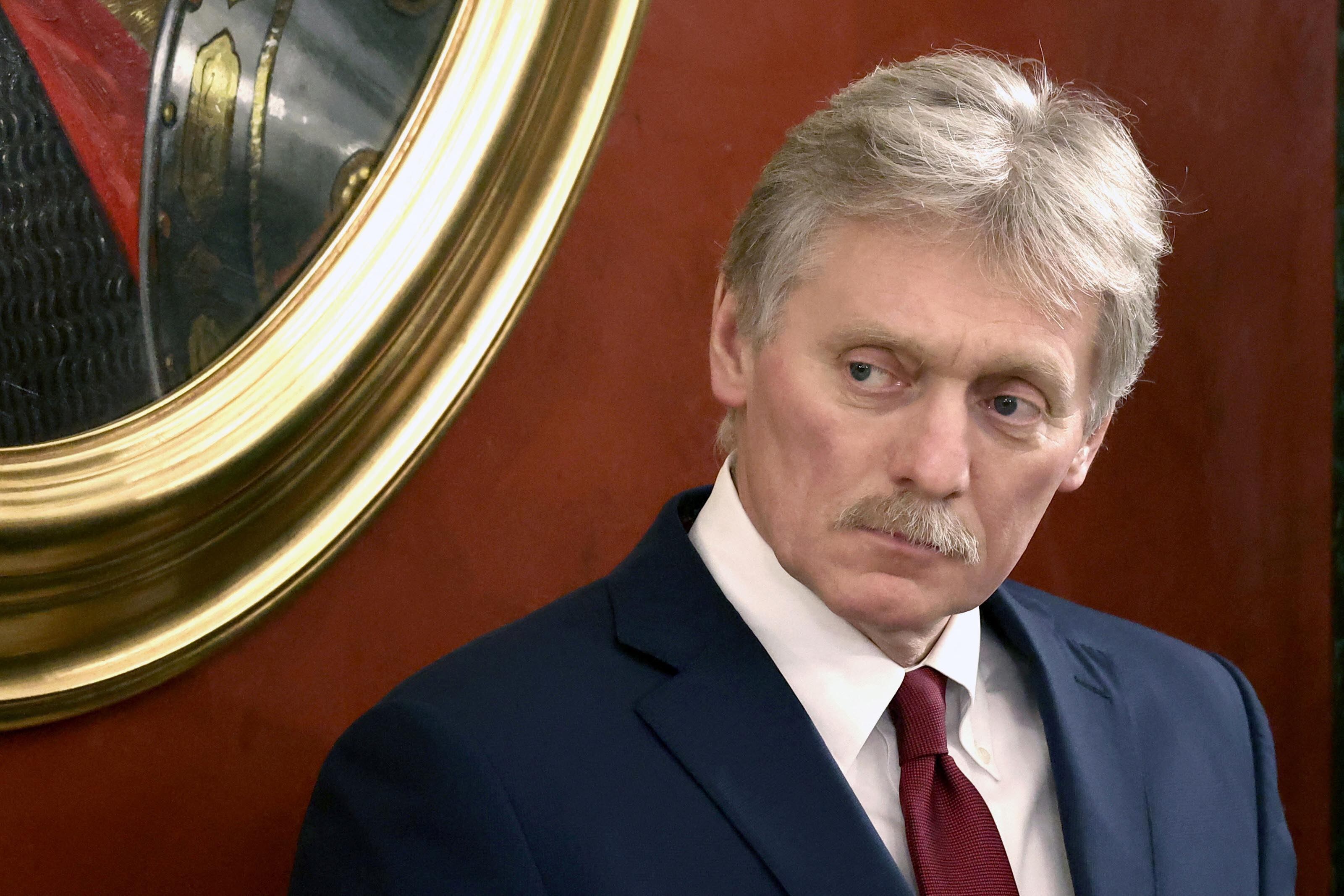 El vocero del Kremlin, Dmitri Peskov, descartó la presencia de representantes europeos en Estambul